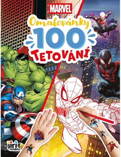 Malebog og 100 Marvel-tatoveringer