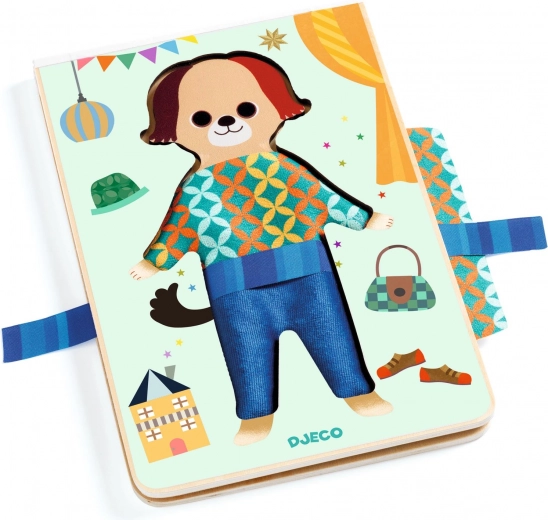 Træsæt til påklædning af hunde Djeco