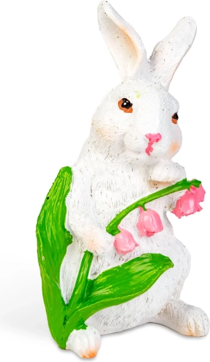 Kanin med blomst