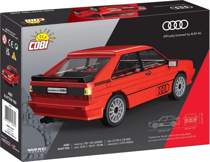 Officielt licenseret Audi-model i målestok 1:35