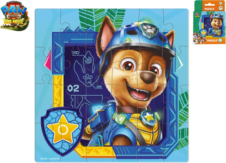 Puslespil Paw Patrol Chase Dino Movie, 24 brikker