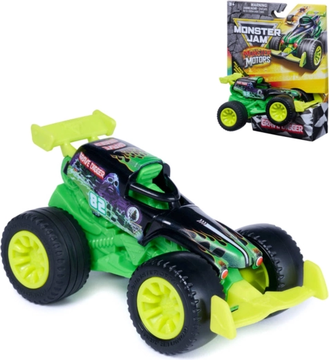 Spin Master Monster Jam lysende monster truck Grave Digger på batterier - 1 stk
