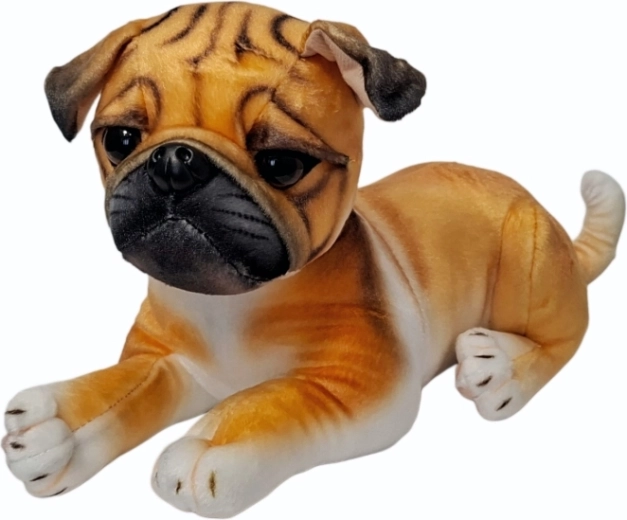 Plys-hund mops - 1 stk.