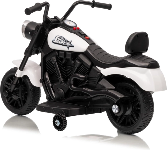 Elektrisk børnemotorcykel Star hvid