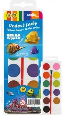 Vandfarver Ocean World med pensel