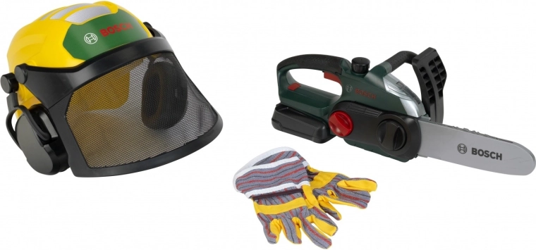 Realistisk motorsav med lys og lyd