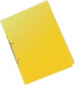Ringbind PP A5 gul Lines