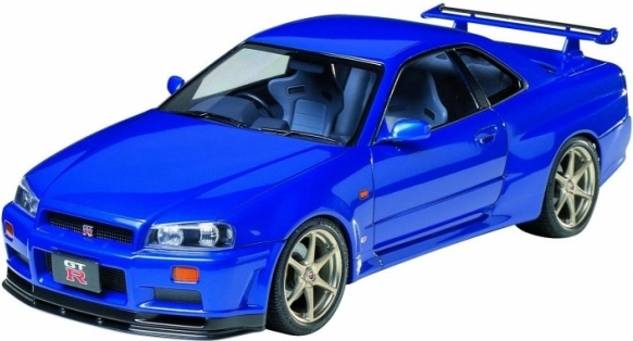 Plastikmodel af Nissan Skyline GT‑R V