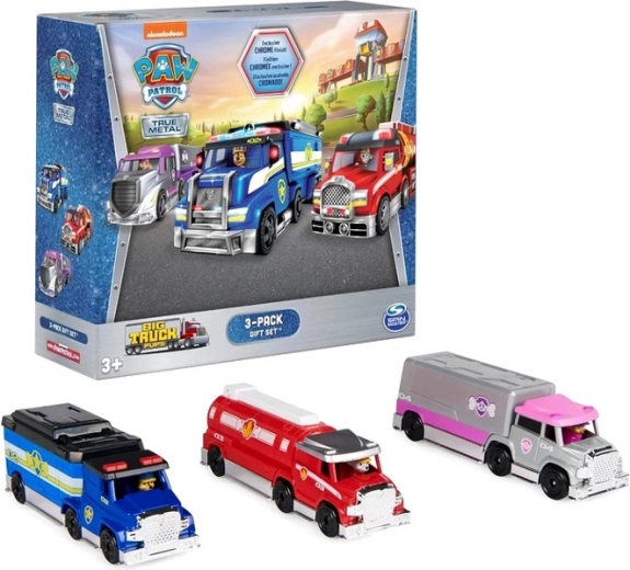 Paw Patrol – sæt med 3 store brandlastbiler