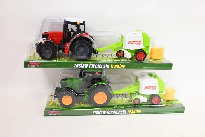 Traktor med landbrugsmaskine