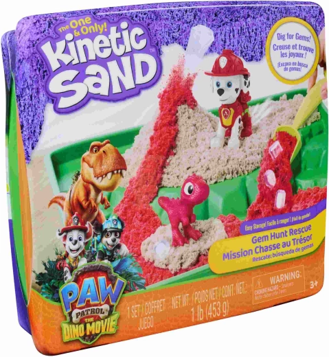 Kinetic Sand PAW Patrol dinosæt med figur af Marshall