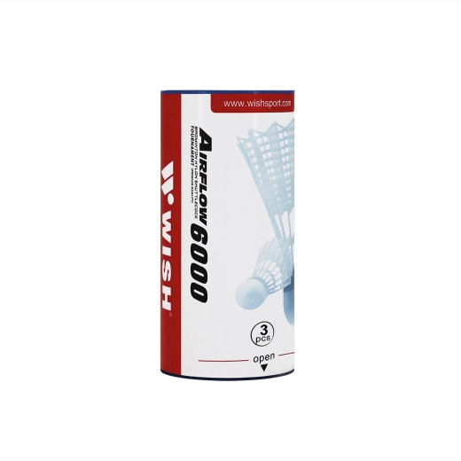 Nylon badmintonbolde WISH Airflow S-330, 3 stk.