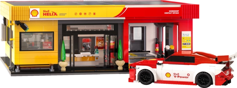 Autentisk Shell-servicestation