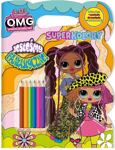 L.O.L. Surprise! Superfarver – vi er fantastiske! malebog med tuscher