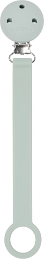 Nattou silikone sutteklips sage green