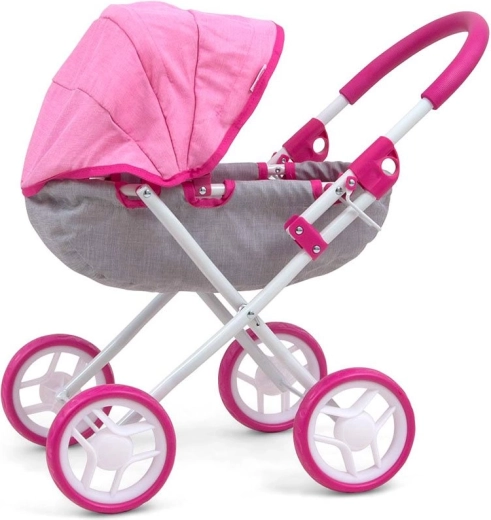 Dukkevogn til børn Milly Mally Dori Prestige Pink