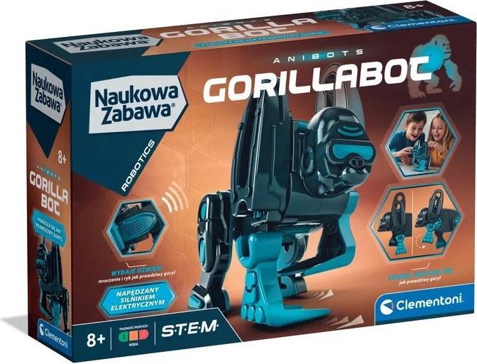 Robotisk gorillamodel Gorillabot med motor og lyd