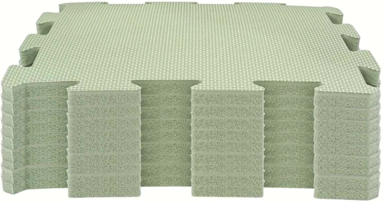 NIDO NIDO skum-legeunderlag puzzle 9 dele sage green