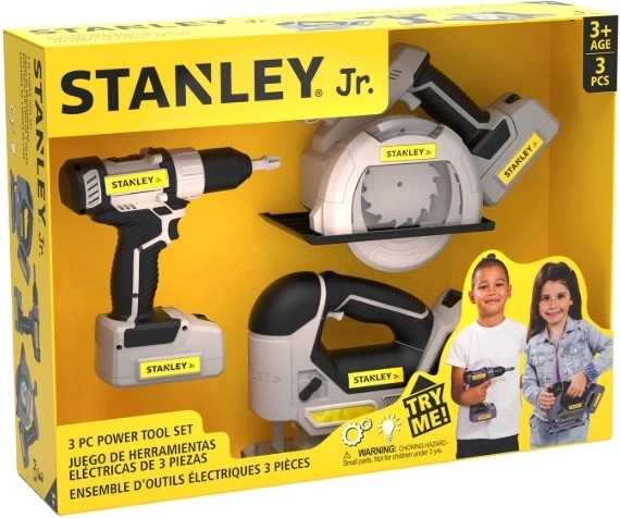 Stanley Junior sæt med elektronisk værktøj til børn, 3 dele