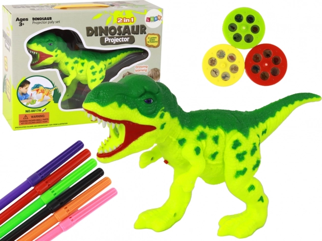 Projektor Dinosaur med Tegnepenne