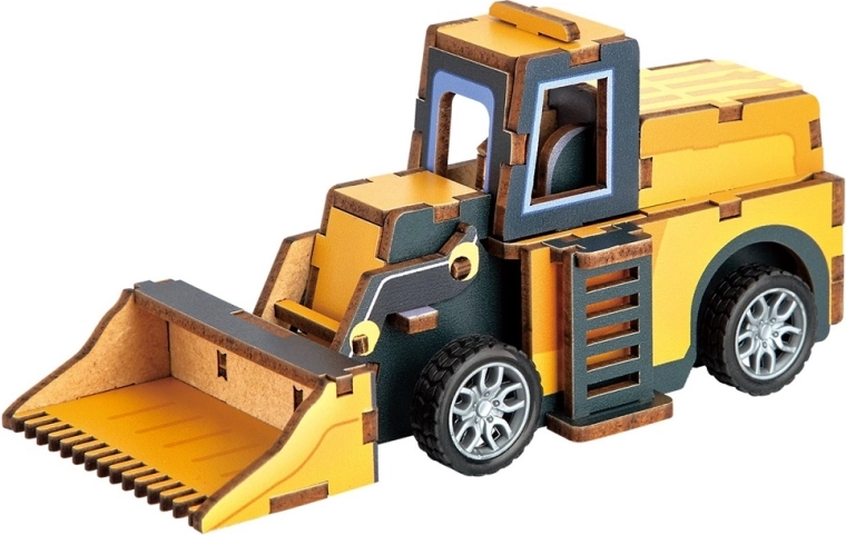 2Kids Toys 3D træbyggesæt – læssemaskine