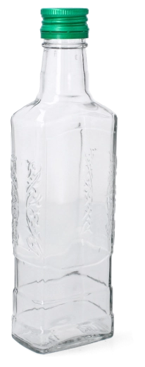 Flaske Moskva 250 ml med skruelåg FI 28 (12 stk.)