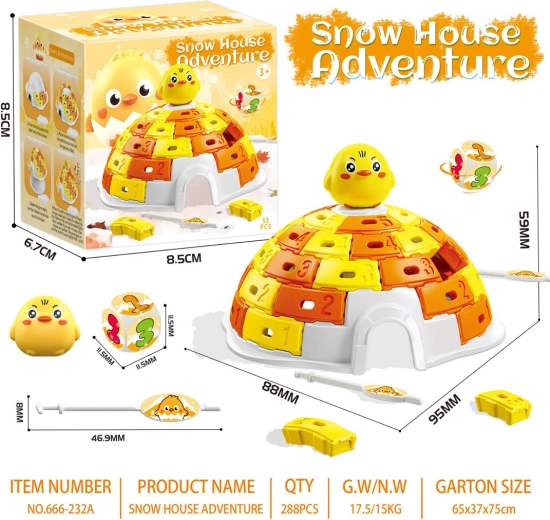 Børnebrætspillet Igloo med and