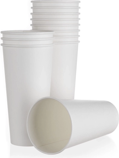 Papkrus 500 ml, hvid, engangs (12 stk.)