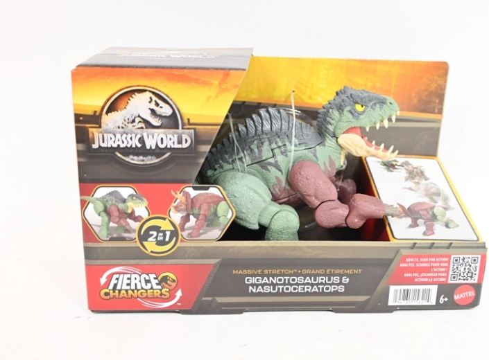 Jurassic World dinosaurfigur Nasutoceratops 2i1