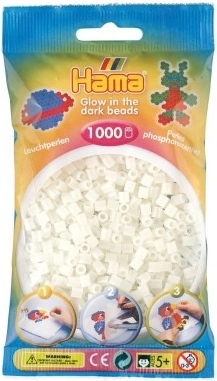 Strygeperler Hama MIDI, der lyser i mørke – 1000 stk.