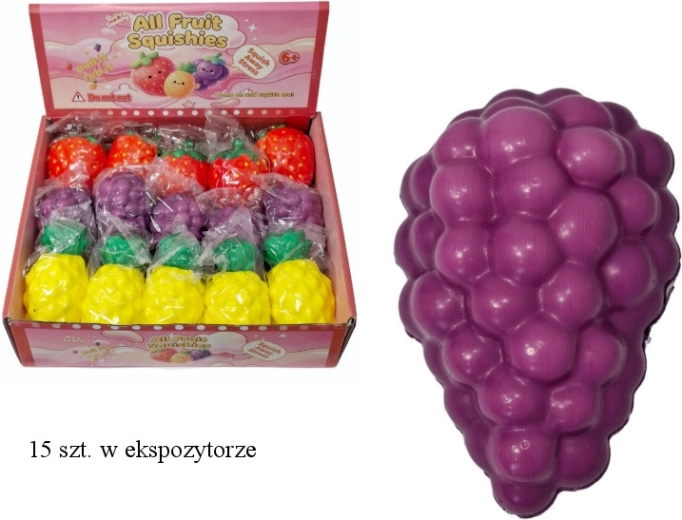 Antistress-klemmebold Frugtmix - 1 stk.