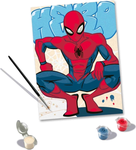 CreArt Spider-man mal efter tal