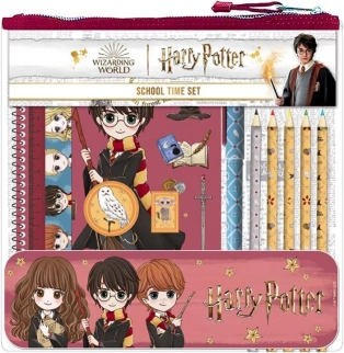 Skole- og kreativsæt HARRY POTTER i plastetui 24 × 24 × 3 cm