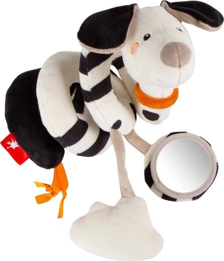 Sigikid udviklingsspiral dalmatiner med rangle og spejl 35 cm