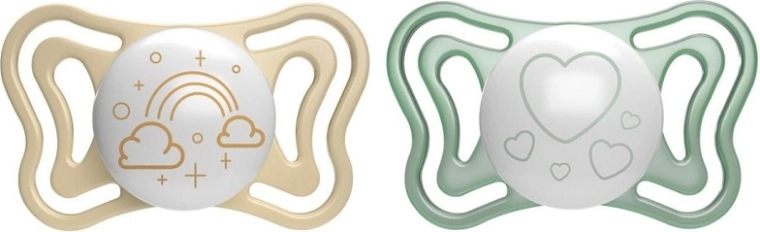 Chicco sut Physio Light nat silikone 2–6 mdr., 2 stk