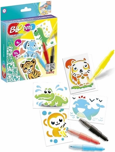 Blopens mini sæt Dyr – kreativt airbrush-sæt til børn