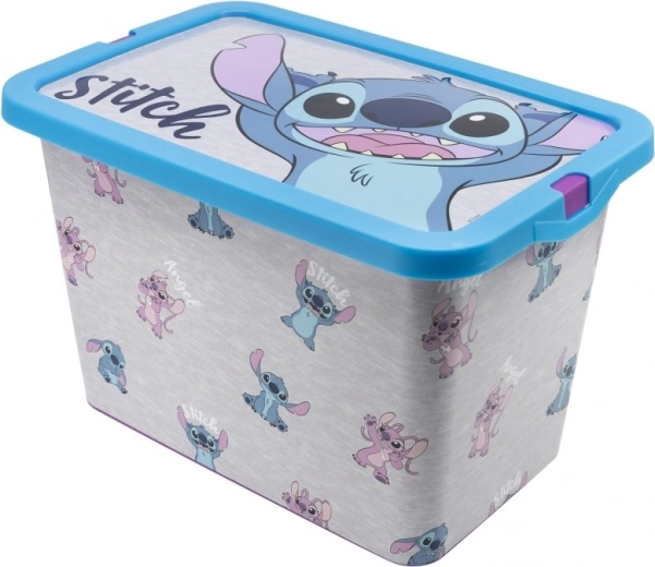 Skuffeboks Stitch og Angel 7l