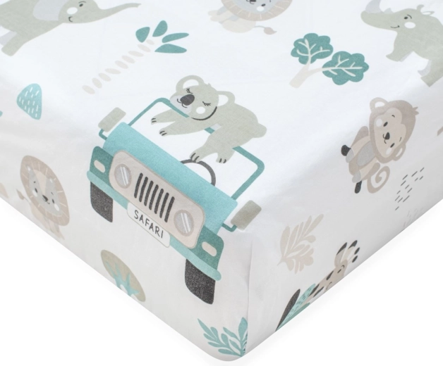 Bomuldslagen til tremmeseng NEW BABY Safari II 120 × 60 cm