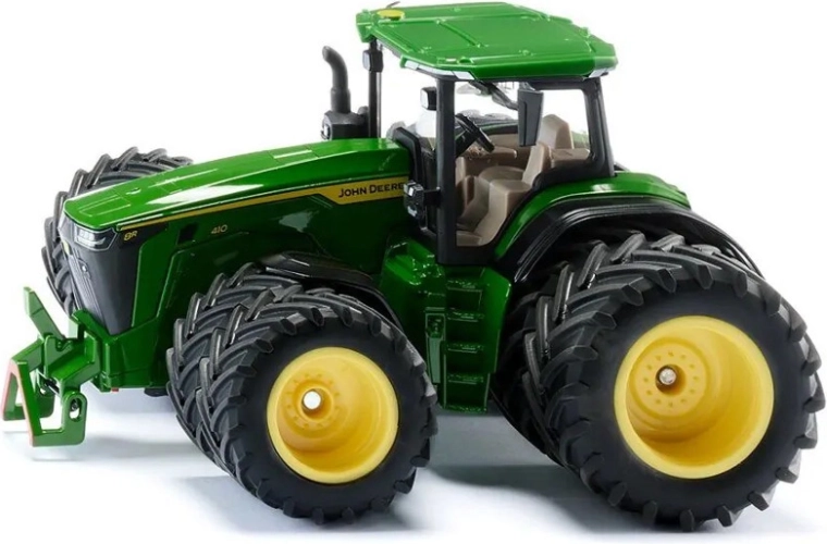 Siku Farmer-traktor John Deere 8R 410 med dobbeltmonterede dæk