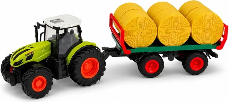 Trailer og høballer til landbrugsscenarier