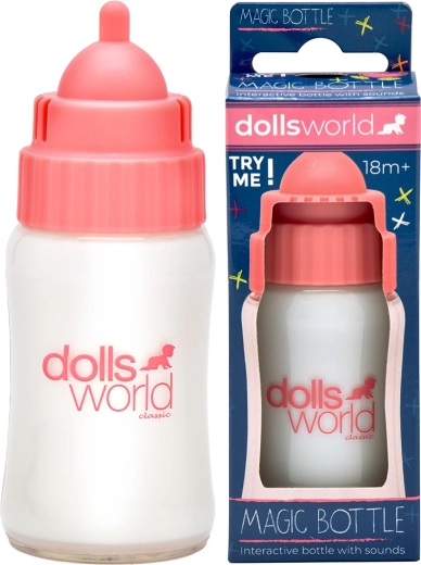 Magisk sutteflaske med babylukke-lyde Dolls World