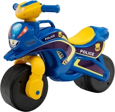 Doloni løbecykel motorcykel gul-blå 70 × 32 × 52 cm