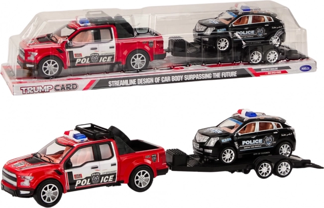 Politipickup med trailer Politiets offroad-sæt