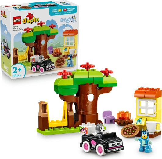 LEGO DUPLO Bluey pizzeria med Muffin og Bluey