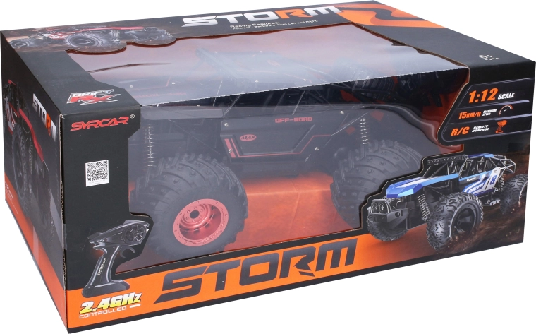Metal RC-terrængående buggy Max med fjernbetjening, 34 cm