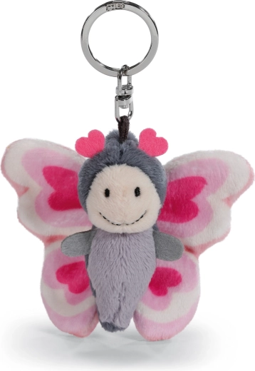 Nici nøglering sommerfugl Love 6 cm