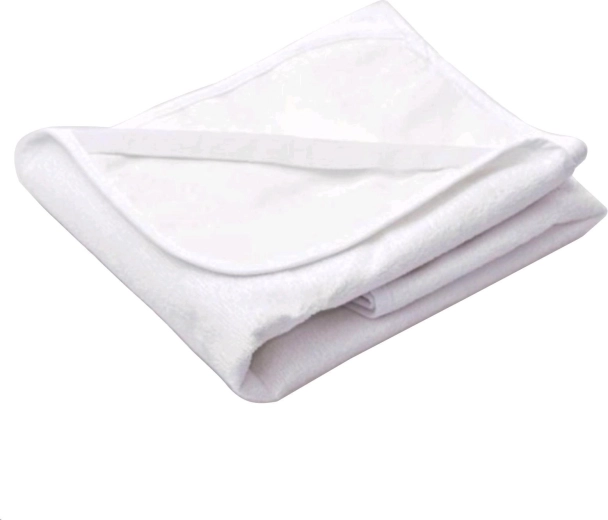 Frotté vandtæt underlag New Baby 50 × 70 hvid