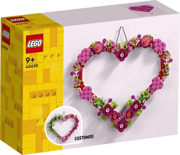 LEGO hjerteformet pynt