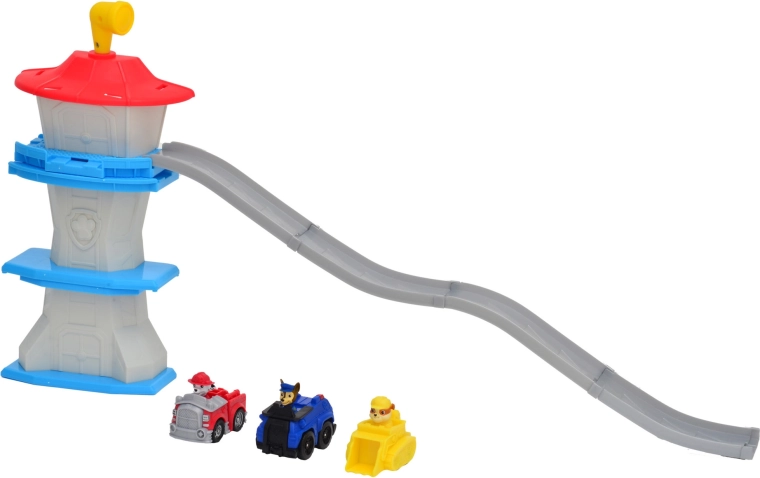 Tårn med lang rampe til actionfyldte nedkørsler