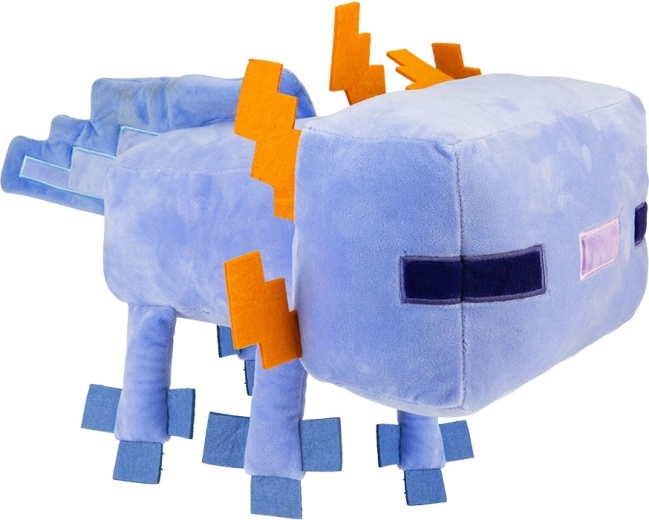 Minecraft plys-axolotl blå 44 cm